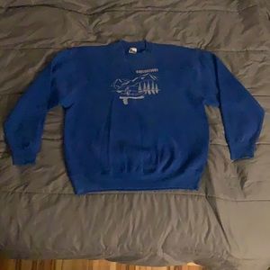 Blue Connecticut crewneck